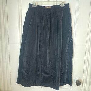 Vintage Bryn Connelly Velvet Midi Skirt Size 14